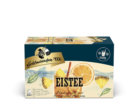 Eistee Schwarztee-Orange-Ananas