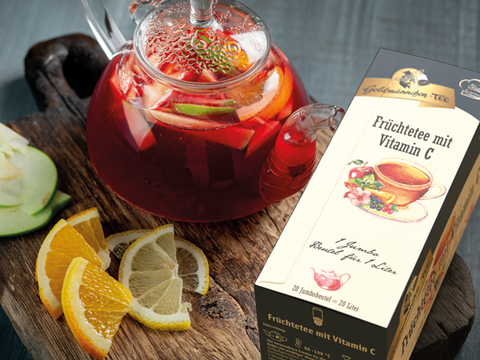 Früchtetee mit Vitamin C