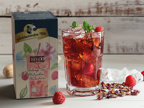 Eistee Oolong Tee Hibiskus-Himbeere