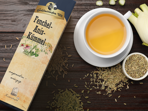 Fenchel-Anis-Kümmel mit Echinacea