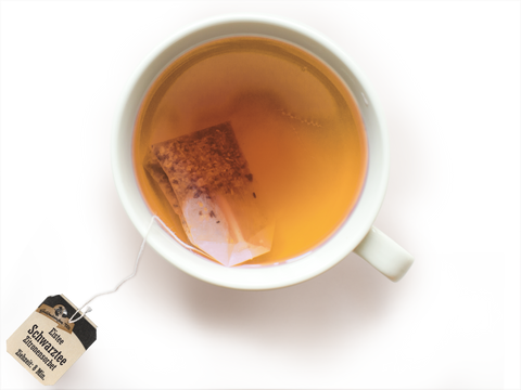 Eistee Schwarztee Zitronensorbet