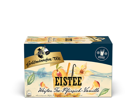 Eistee Weißer Tee Pfirsich-Vanille