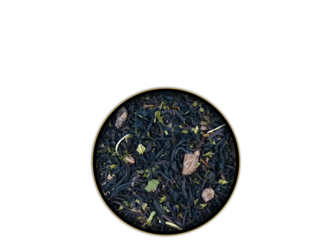 Schwarztee Kakao-Minze